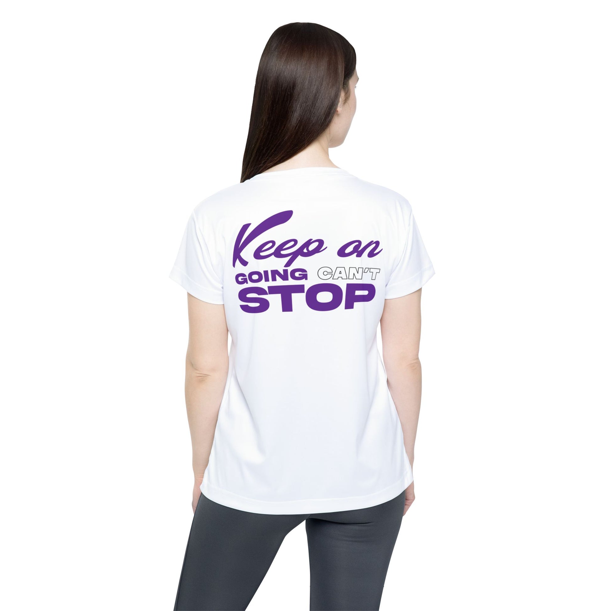 Women's Sports Jersey (AOP) Purple Stay Up